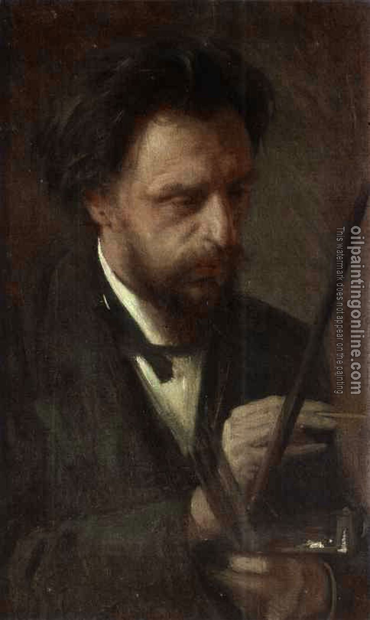 Ivan Nikolaevich Kramskoy - Portrait of the Artist Grigory Myasoyedov